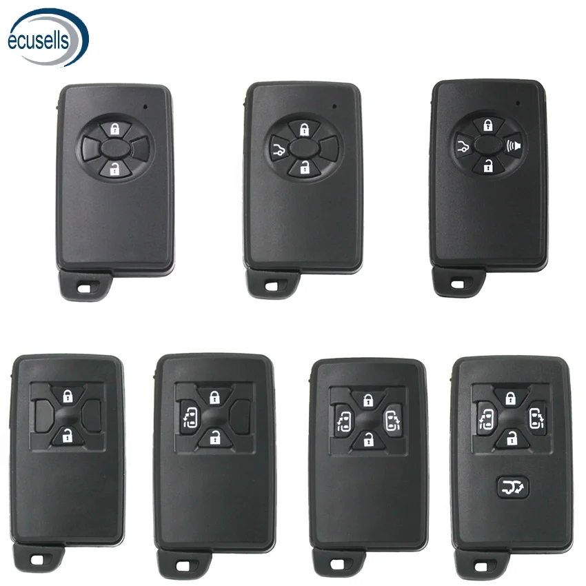 Запасной корпус дистанционный смарт ключ брелок с 2/3/4/5 кнопками для TOYOTA RAV4 Vitz Ractis