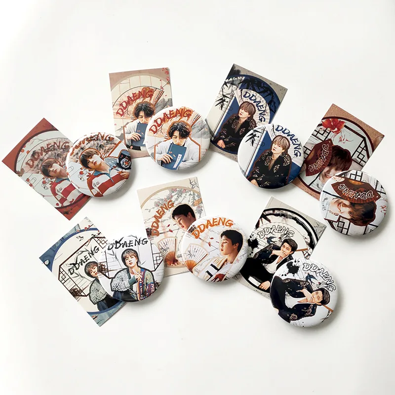 

Kpop Bangtan Boys Ddaeng фото брошь значок Кнопка значок брошь значки для одежды рюкзак украшение оптовая продажа