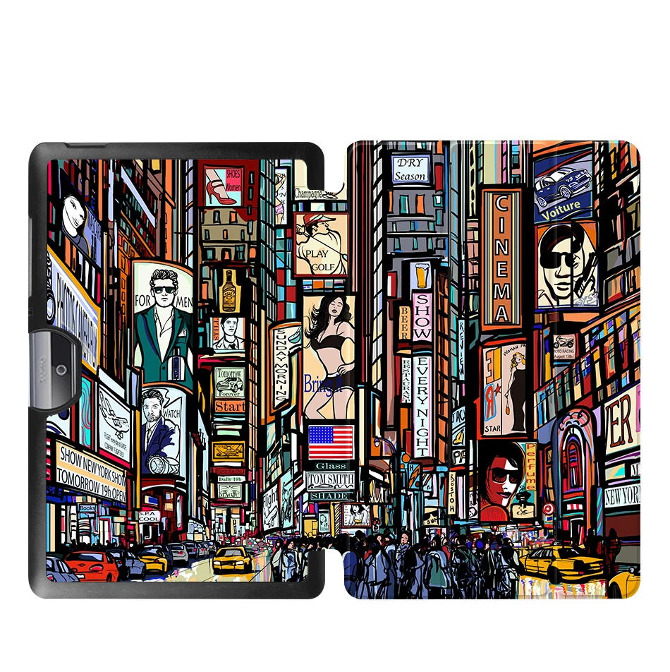 MTT чехол для acer Iconia One 10 B3-A30 A3-A40 10,1 дюймов ультра-тонкий из искусственной кожи трехслойный флип-чехол-подставка планшет для надписей чехол
