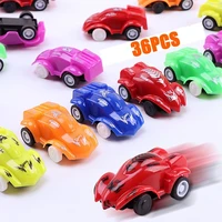 36pcs pull back car toy cars party favor mini set for boys kids child birthday play plastic vehicle for children