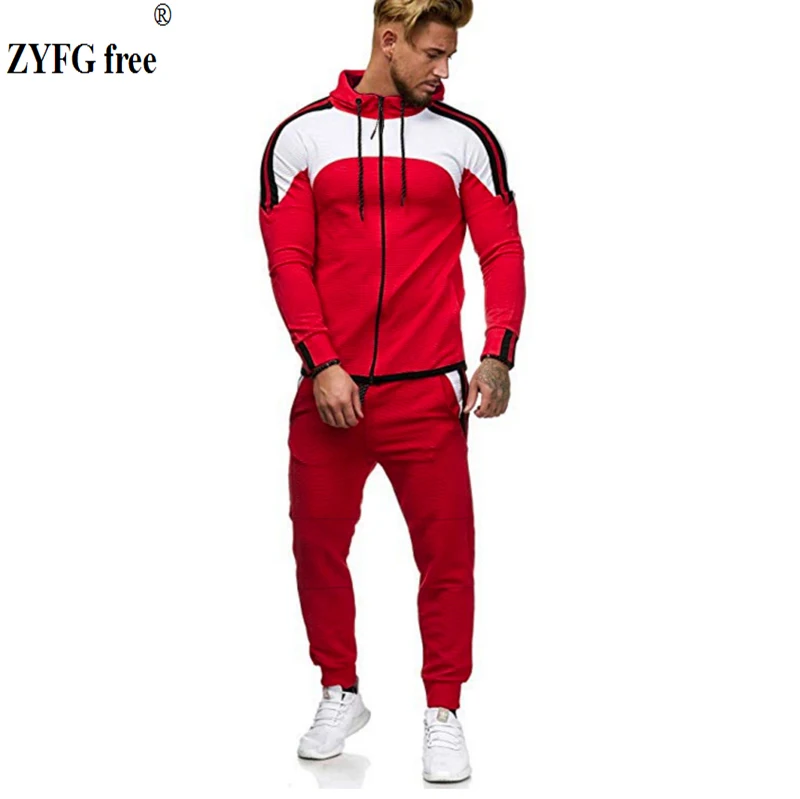 2019 осенние мужские спортивные свитера свободные модные повседневные комплекты
