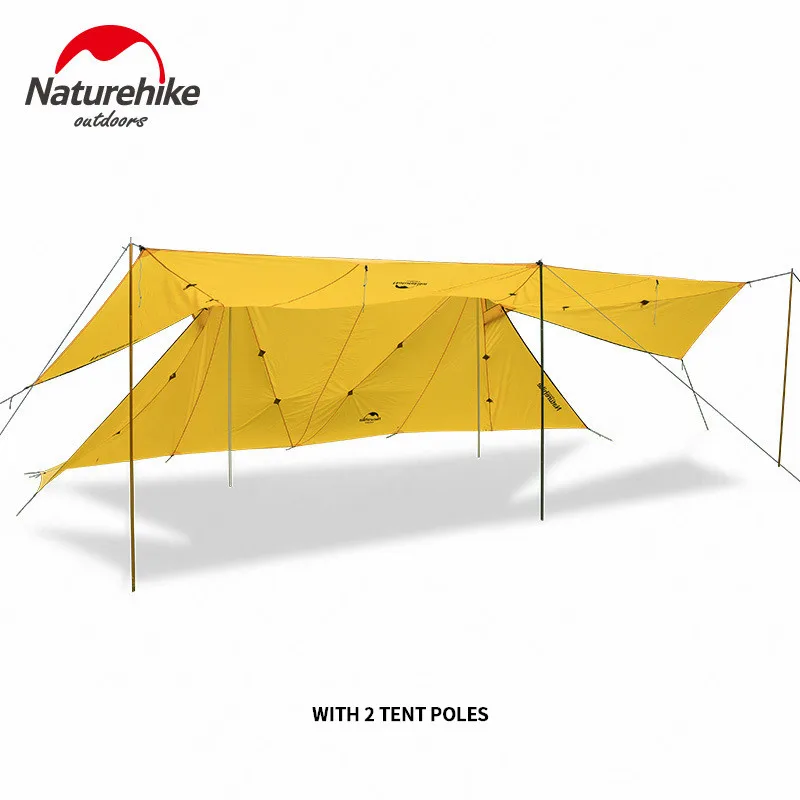 Палатка Naturehike Double Peak 20D силиконовая для кемпинга защита от солнца дождя всей
