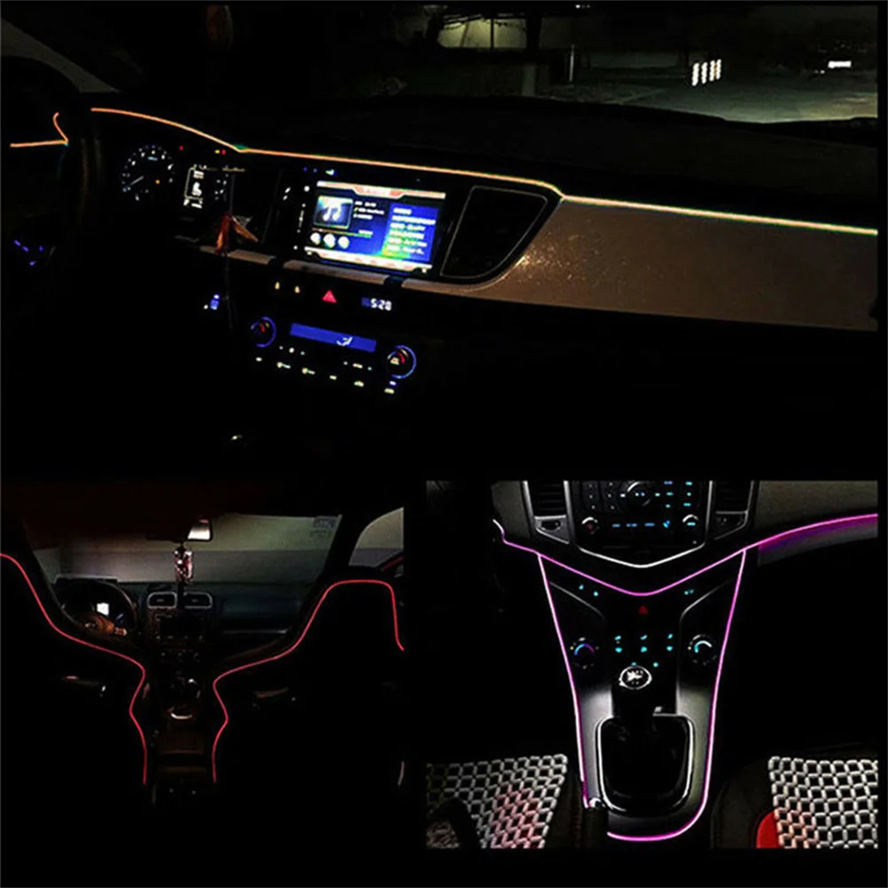 

Strip Kit LED RGB Light Phone APP 1 Pcs 5in1 Ambient Light Bar Decoration