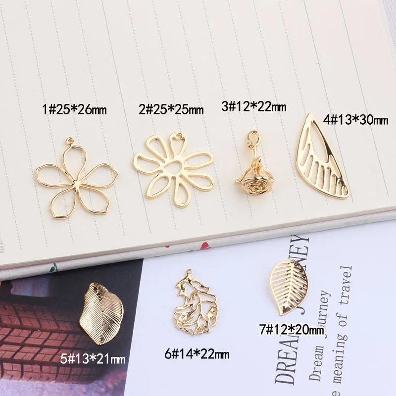 DIY ювелирные изделия аксессуары с медным покрытием 18k Настоящее золото цвет розы