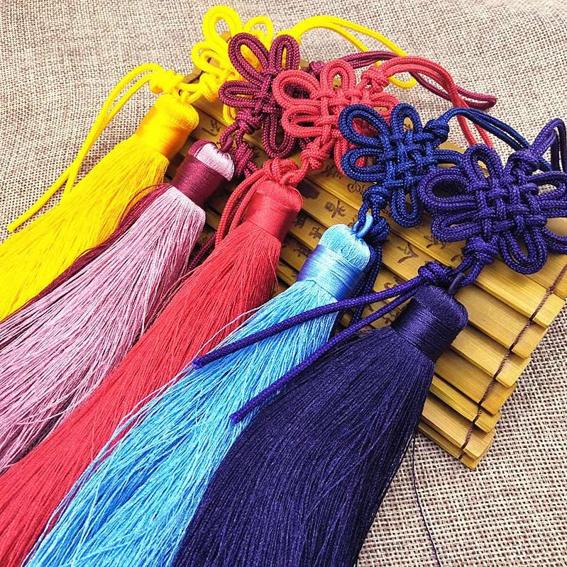 Line B: Двуцветные кисточки с китайскими кисточками|Ювелирная фурнитура и