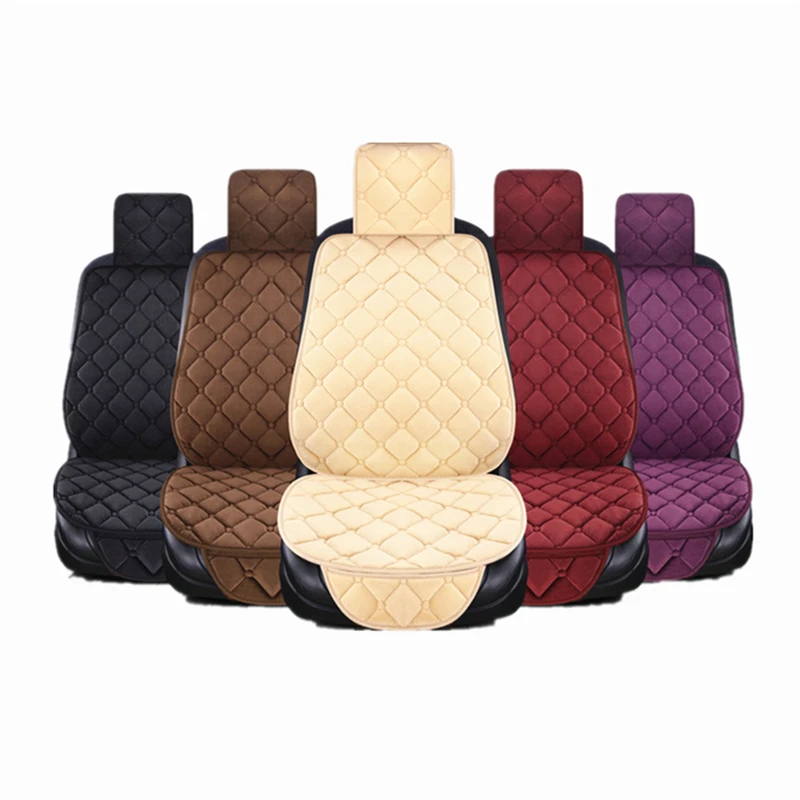 Теплый чехол для автомобильного сиденья Универсальный Зимний плюшевый на заднюю