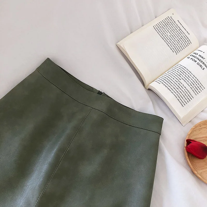 Neploe/черная высокая талия A Line Jupe Femme осенне-зимняя верхняя одежда мини Короткая Faldas Mujer облегающая кожаная юбка для женщин 46411