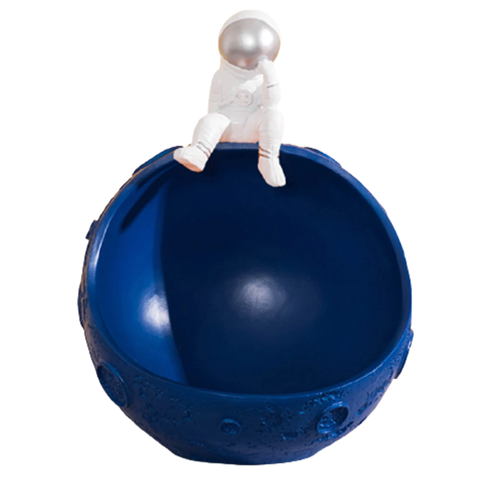 

Resin Astronaut Ornaments Durable Key Storage Box Cute Art Crafts for Home Table Office Decoration PLDI889