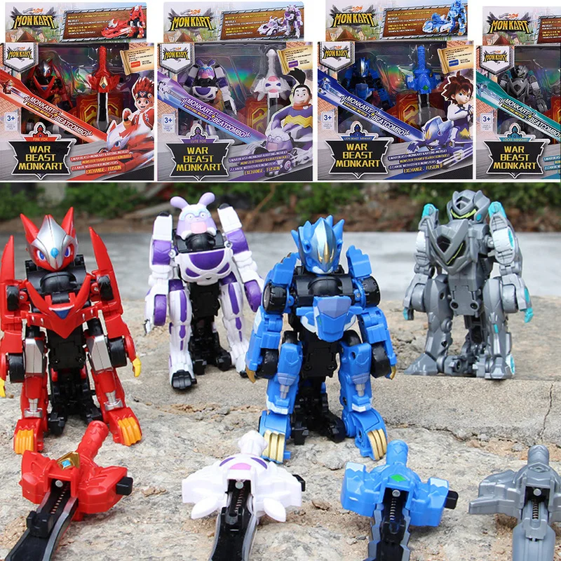 Робот трансформер Monkart игрушка монча Пикси васпер Данте автомобиль мекарды