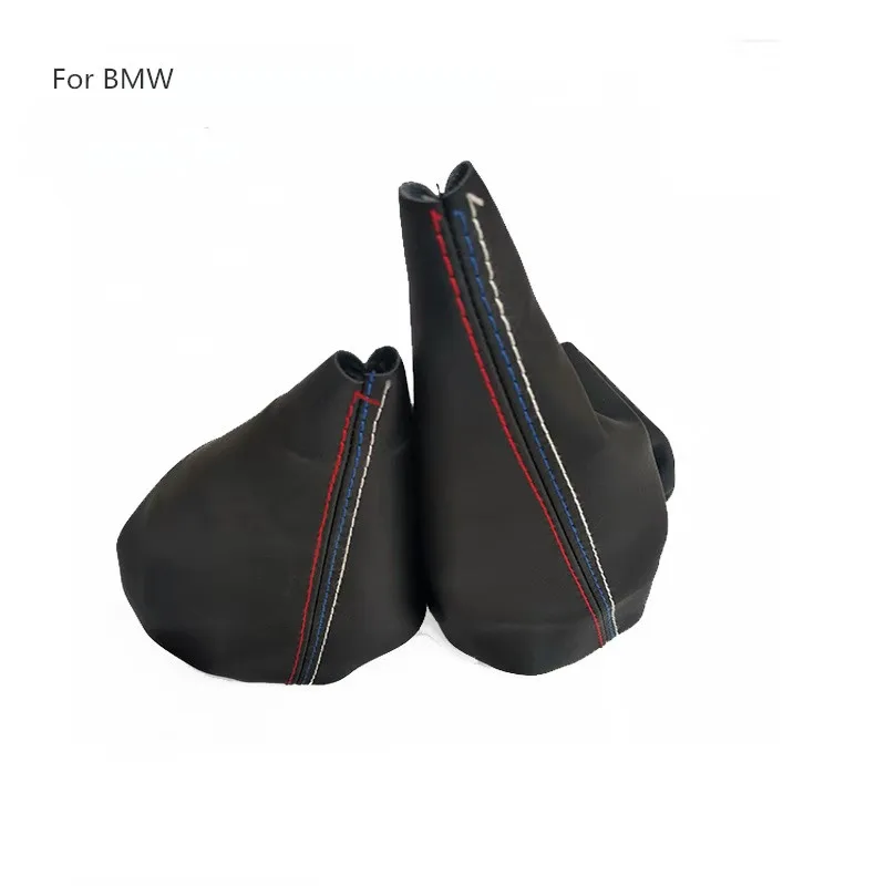 

Рычаг переключения передач автомобиля, ручная работа, рычаг переключения передач, черный кожаный ботинок, Стайлинг автомобиля для BMW 3 серии...