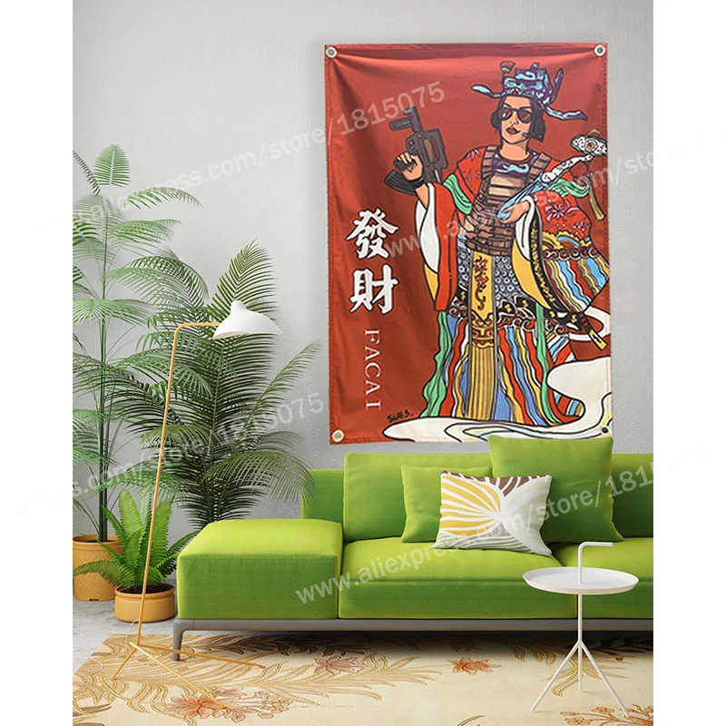 Я хочу чтобы вы получили большой флаг из полиэстера 3*5 футов 96*144 см подвесное