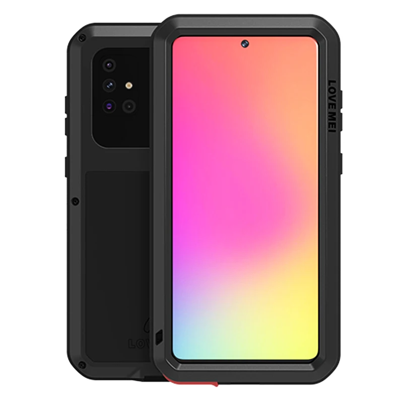 Противоударный металлический бронированный чехол для Samsung Galaxy A71 A51