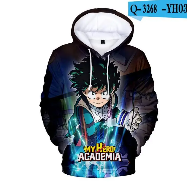 Аниме My Hero Academy химико Тога JK Косплей Костюм с 3D принтом Boku No Hero Academy забавная Толстовка для мужчин и женщин Повседневная Толстовка - Цвет: 027