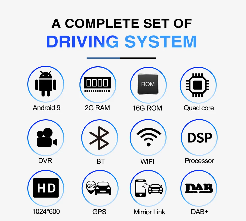 NaviFly Авто gps ips DSP Android 9 автомобильный проигрыватель с радио и gps для FIAT 500 2007- аудио радио авто стерео Автозвук gps головное устройство