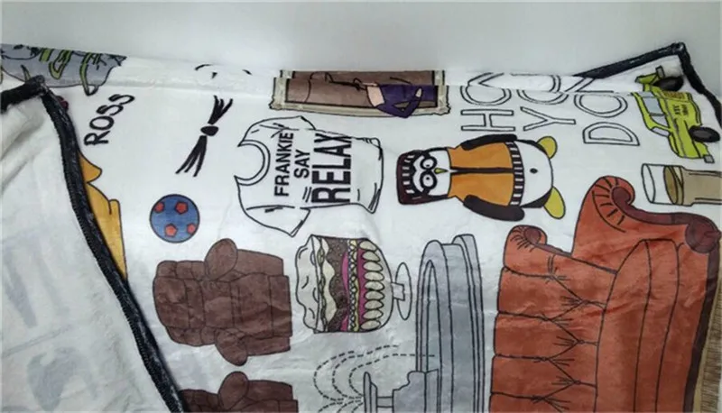 ТВ-сериал друзья центральный Перк Hugsy одеяло мягкий диван ворсовое декор