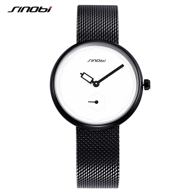 Sinobi распродажа модные женские часы кожаный ремешок для женщин кварцевые браслет