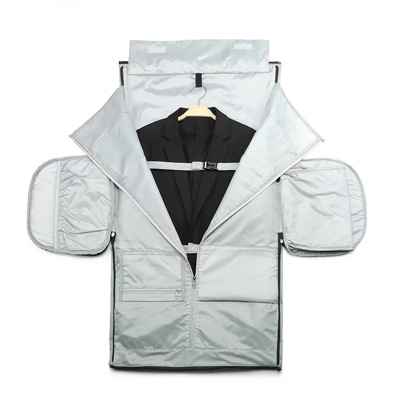 

Ozuko's New Portable Travel Bag Men's Multifunctional Fitness Bag Sports and Leisure Folding Suit Backpack Customization