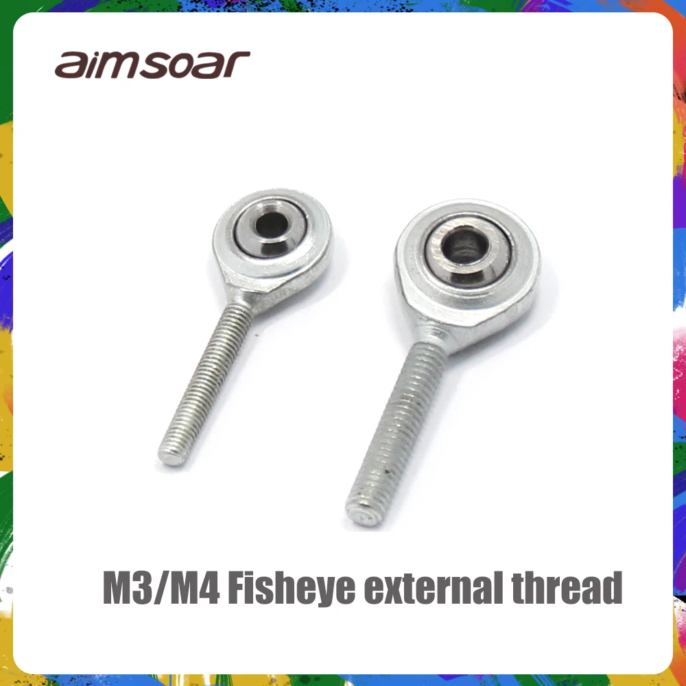 

M3/M4 Fisheye external thread for kossel Delta series linear 3d printer parts aimsoar