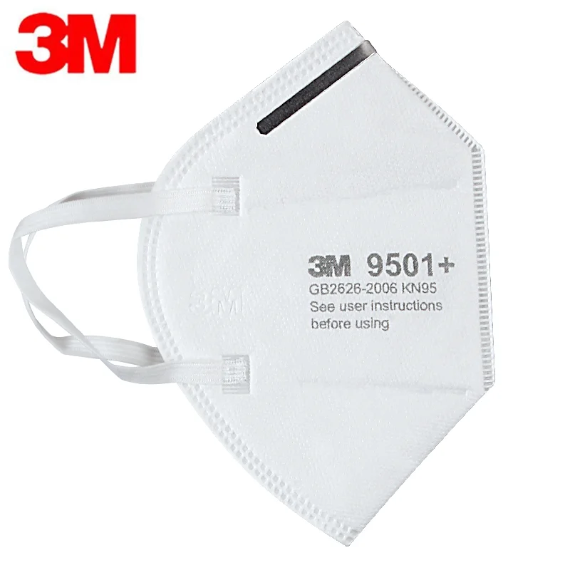 3M 9501 + маска KN95 FFP2 маски для лица противовирусная против твердых частиц PM2.5 смог