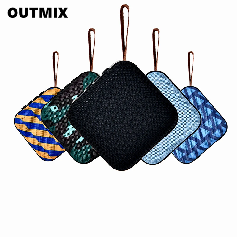 Портативная Bluetooth Колонка OUTMI беспроводной объемный мини динамик с поддержкой TF