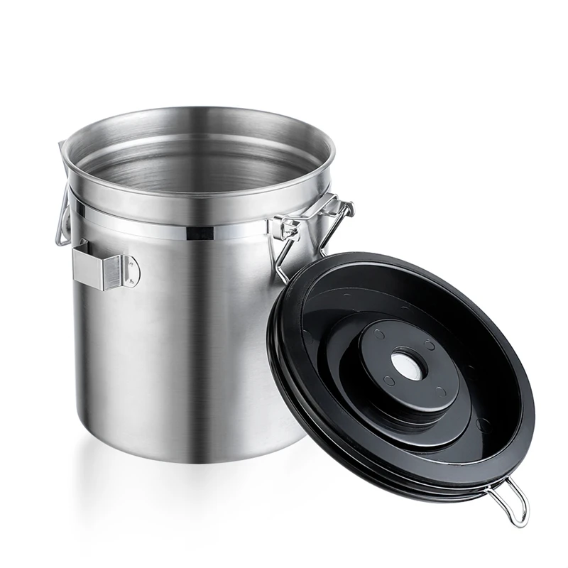 

Coffee Canister with Scoop Airtight Coffee Container with Cosmetic Bin 5L
