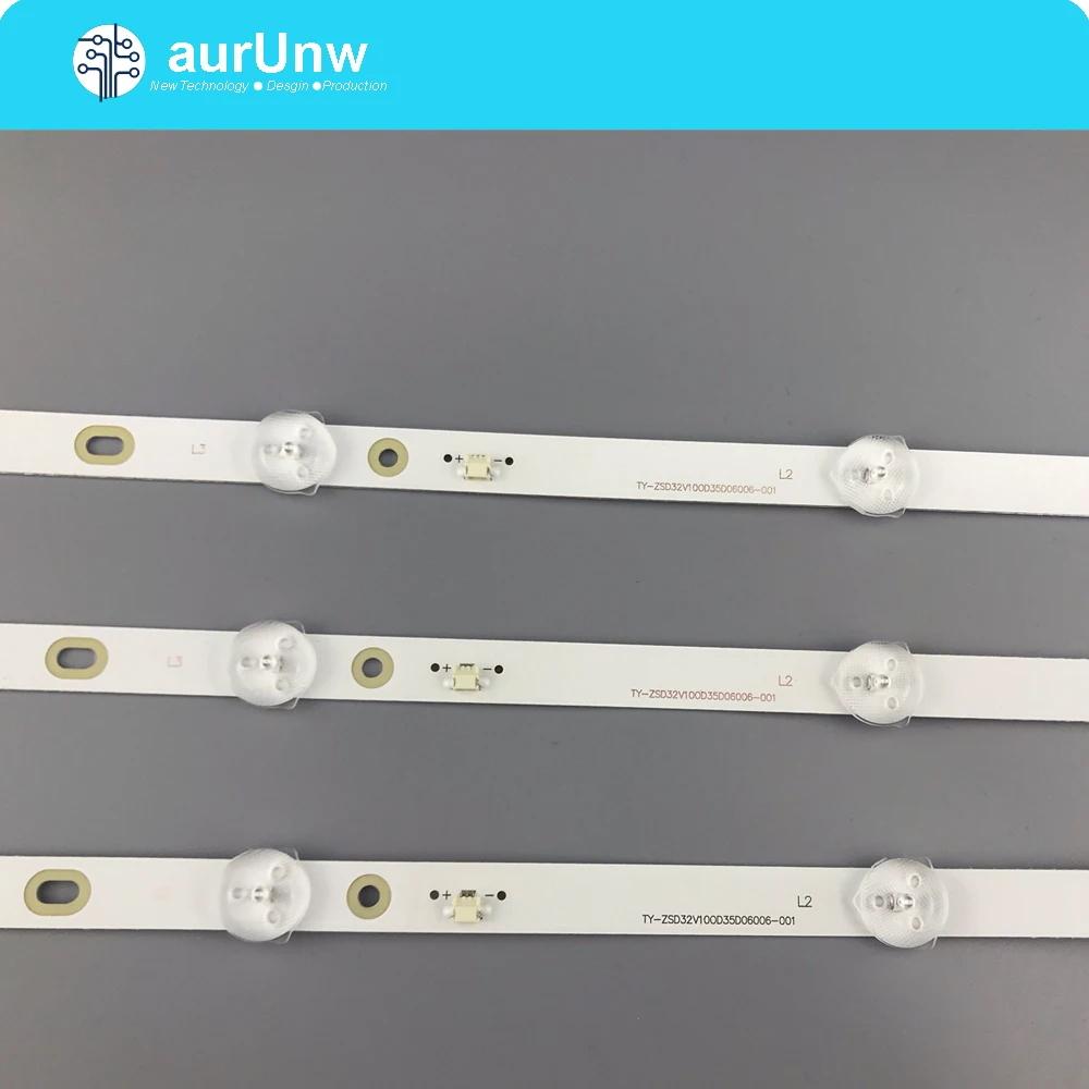 

Светодиодная лента для подсветки 3 шт./лот, 6 ламп для детской лампы