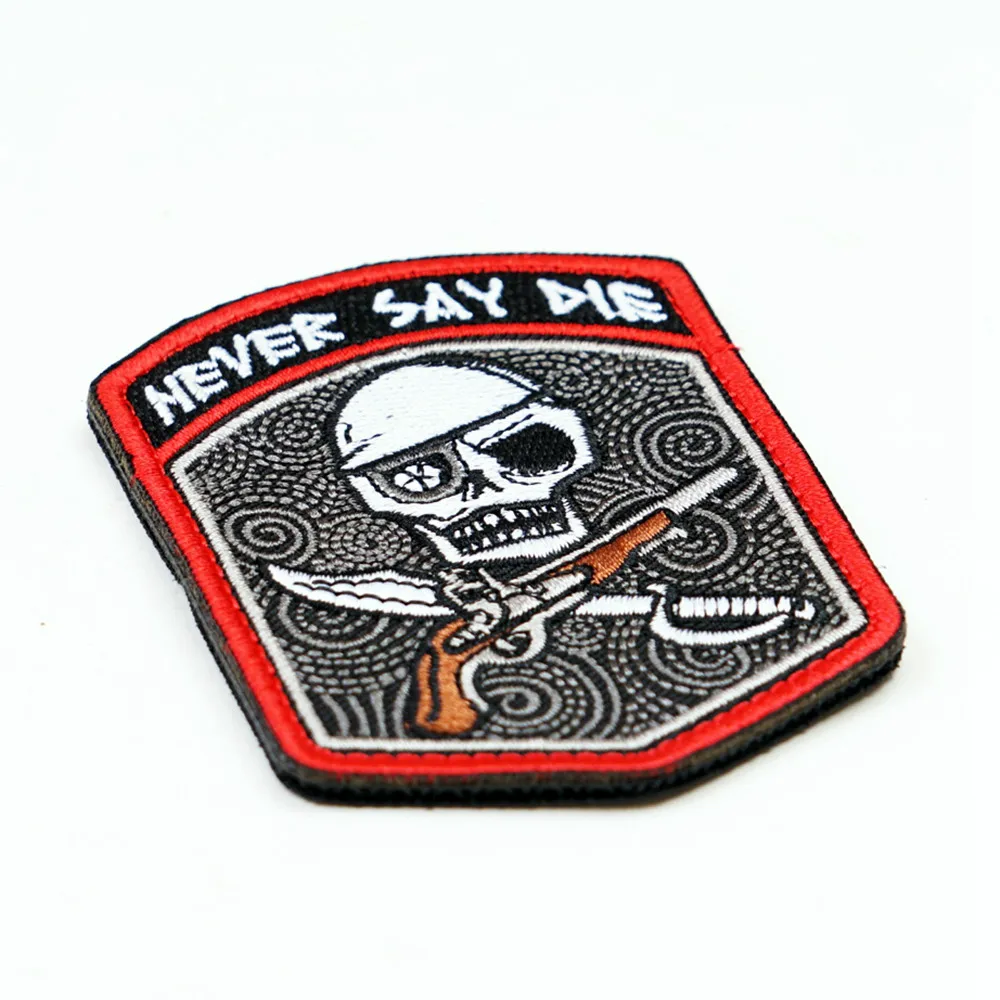 Say When Pvc Patch Never Die Rubber 3D Waterproof Hook Tactical Military Badge DIY for Clothing Apparel | Дом и сад