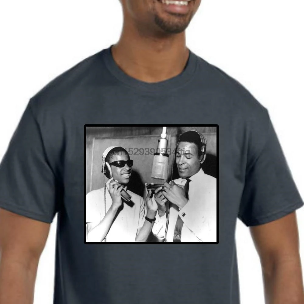 

Stevie Wonder Marvin Gaye T Shirt NEW (NWT) Pick your color & size