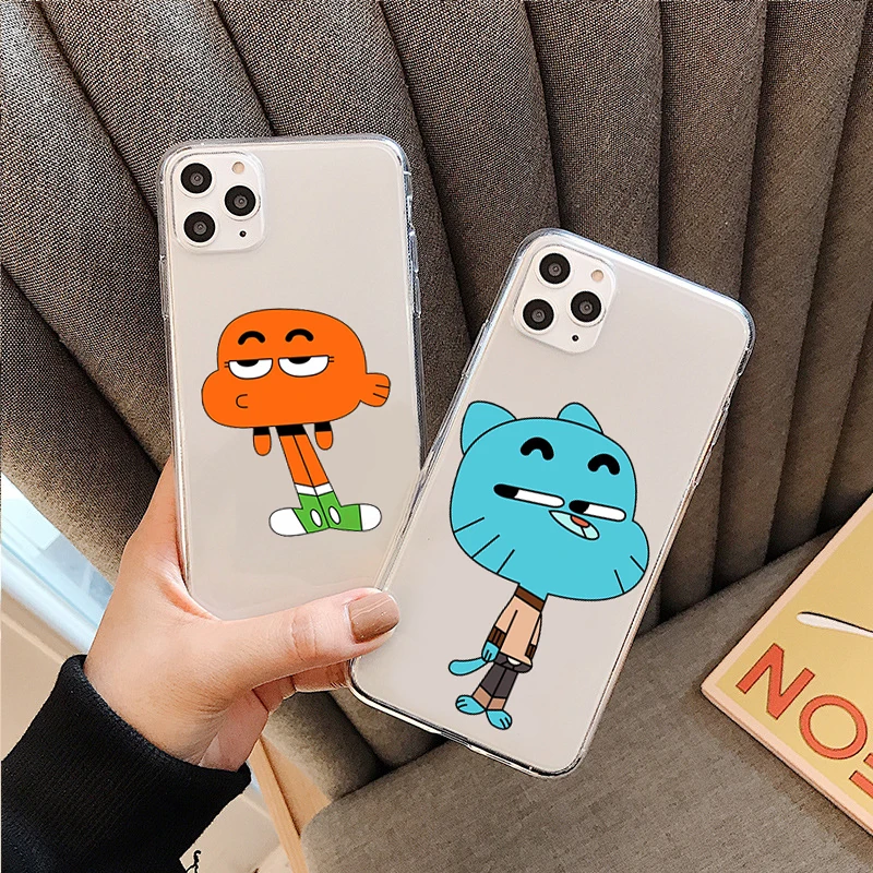

The Amazing World Gumball gumball Phone Cover For iPhone 11 12 13 Pro Max X XR XS Max 6S 7 8 Plus 13Mini Soft Silicone TPU Case