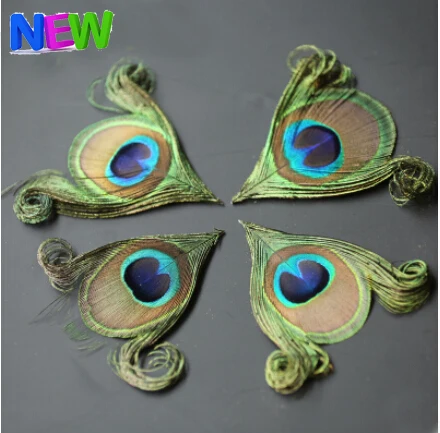 1-3cm jewelry accessory Fashion Peacock Wedding Gifts 50pcs Arranging fashion Flowers packaging dyeing Pearl feather t49 | Дом и сад