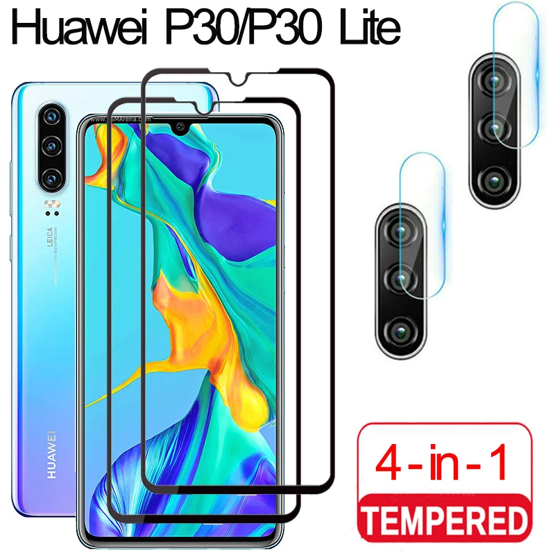 

protective glass on for huawei p30 tempered glass for huawei p 30 p30lite full lens cover p30 lite screen protector P 30 lite