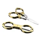 Складные ножницы для рыбалки, ножницы из нержавеющей стали для рыбалки, портативная оплетка для резки лески, приманки, резак, инструменты, нить, вышивка, шитье