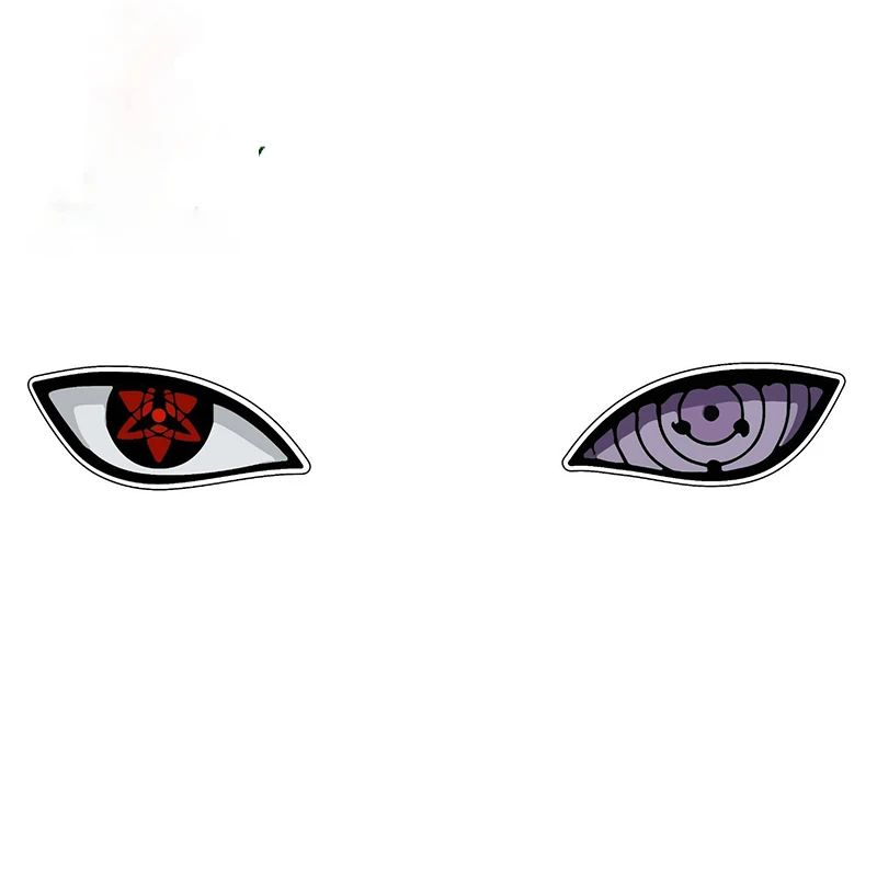 

Ninja Sasuke Rinnegan Vinyl Car Stickers Windshield Waterproof Occlusion Scratch Decoration Decal Good Quality Waterproof