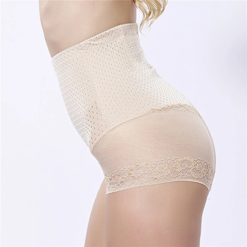 

Summer Panties High Waist Trainer Tummy Control Hollow Out Breathable Hip Butt Shaper Slim Underwear Corset Shapewear