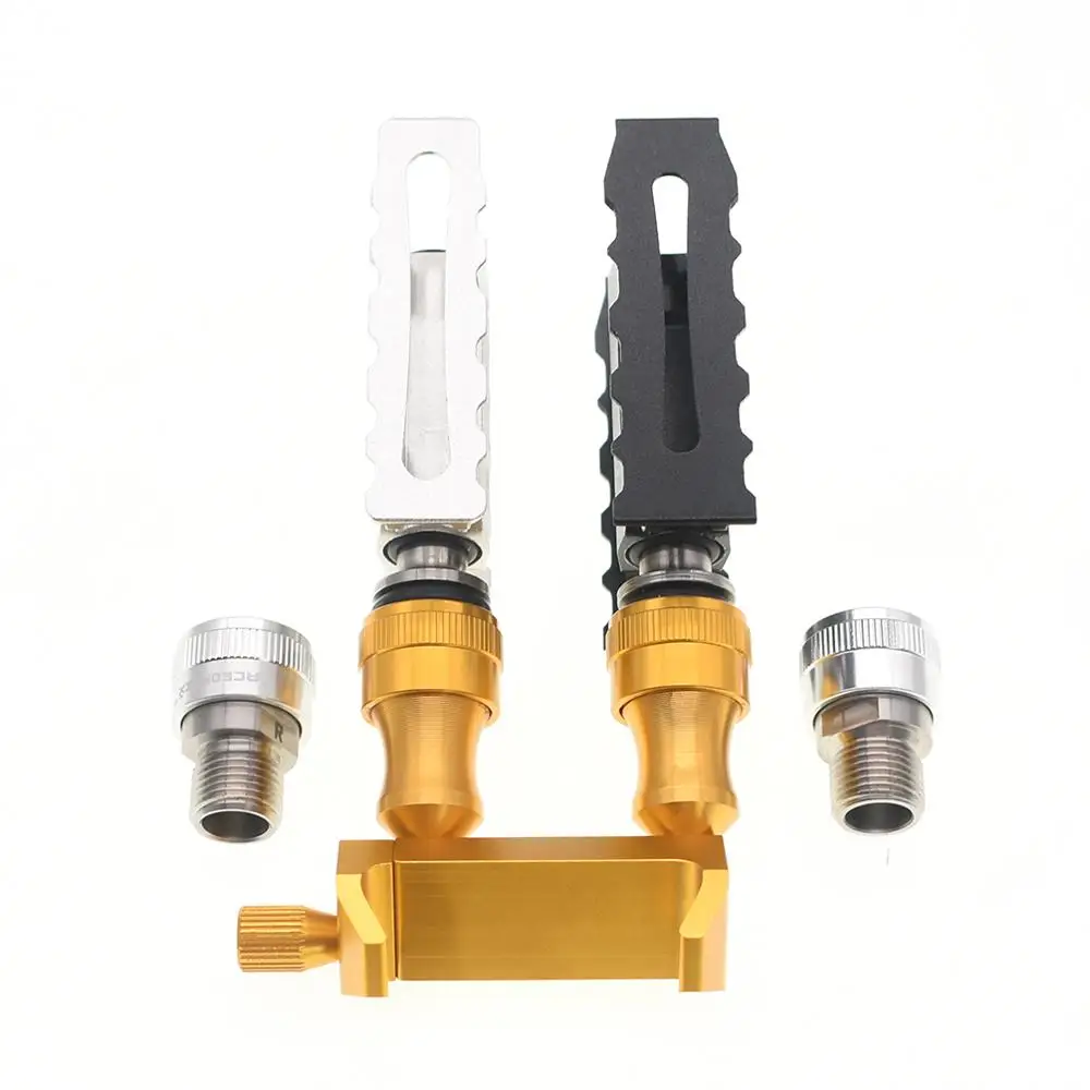 Адаптер TWTOPSE для крепления быстроразъемных педалей велосипеда Bike Quick Release Pedal Holder для складного седла Brompton Pedals Mount MKS EZY Aceoffix Bicycle on.