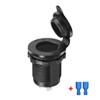 Гнездо прикуривателя для автомобиля, мотоцикла, квадроцикла, автофургона, водонепроницаемая розетка 12 В, 1 шт.