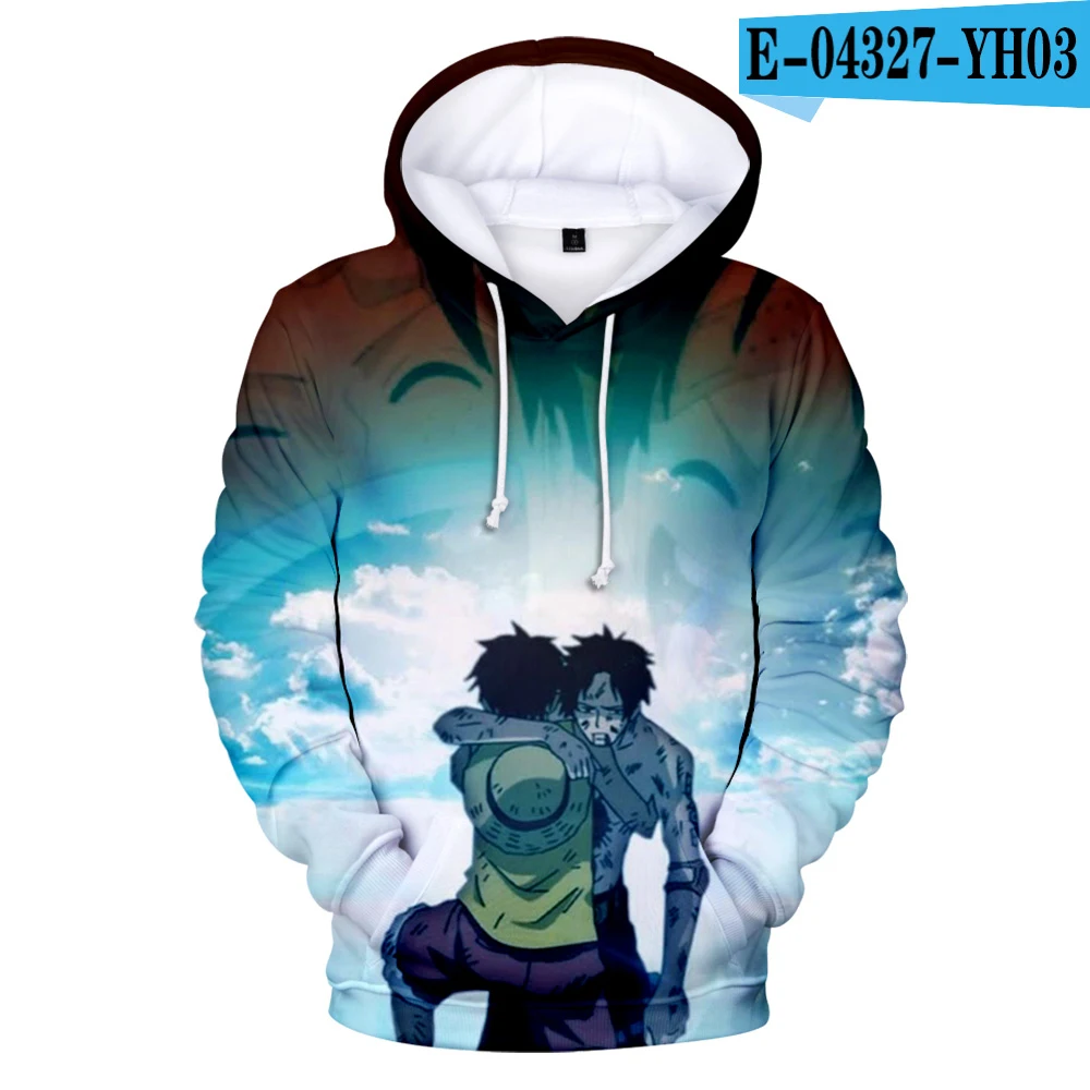 Аниме цельный худи обезьянка D. Худи Luffy с объемным рисунком уличная мода в стиле