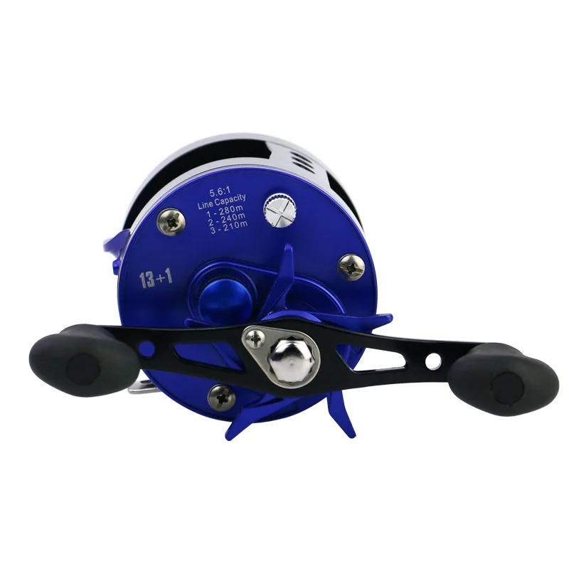 

YINGTOUMAN 1PCS/LOT Fishing Wheel 5.6:1 Bait Casting ky2000-3000 All Metal Rocker Arm Left /Right Fishing Wheel Drum Wheel