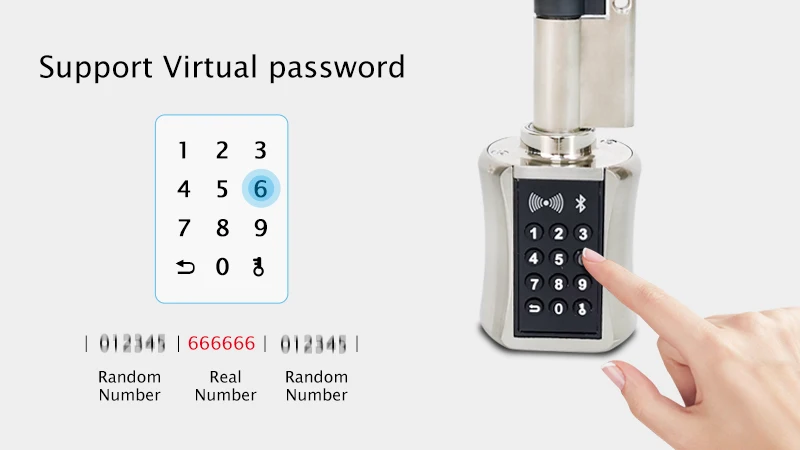 TT lock app умный цилиндрический дверной замок замена без ключа замок евро профиль цилиндр