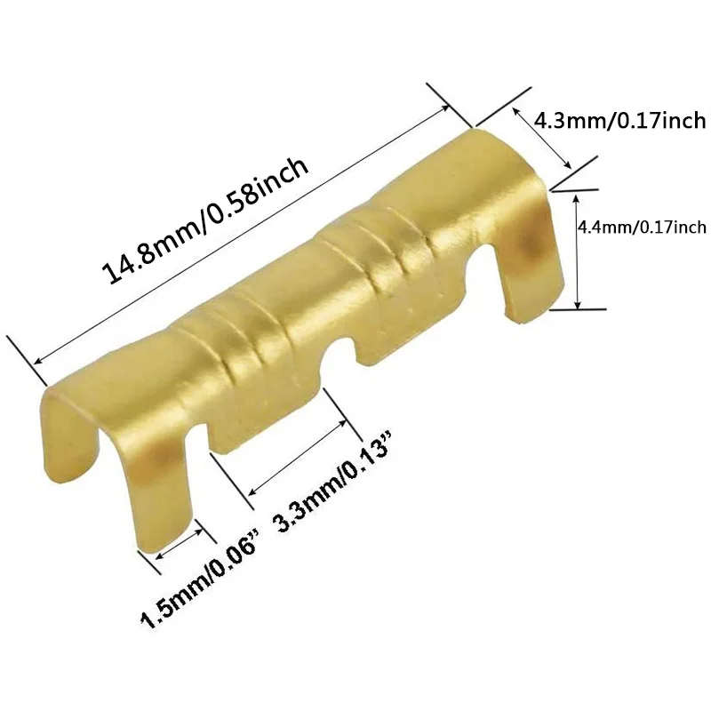 50 шт. 453 U-образная Клемма холодные вставки соединители маленькие зубья клеммный