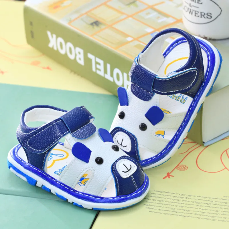 Double Star Baby Girl Shoes Casual Leather Flat Toddler Infant Sandals Comfortable Non-slip Kids Beach Breathable | Детская одежда и