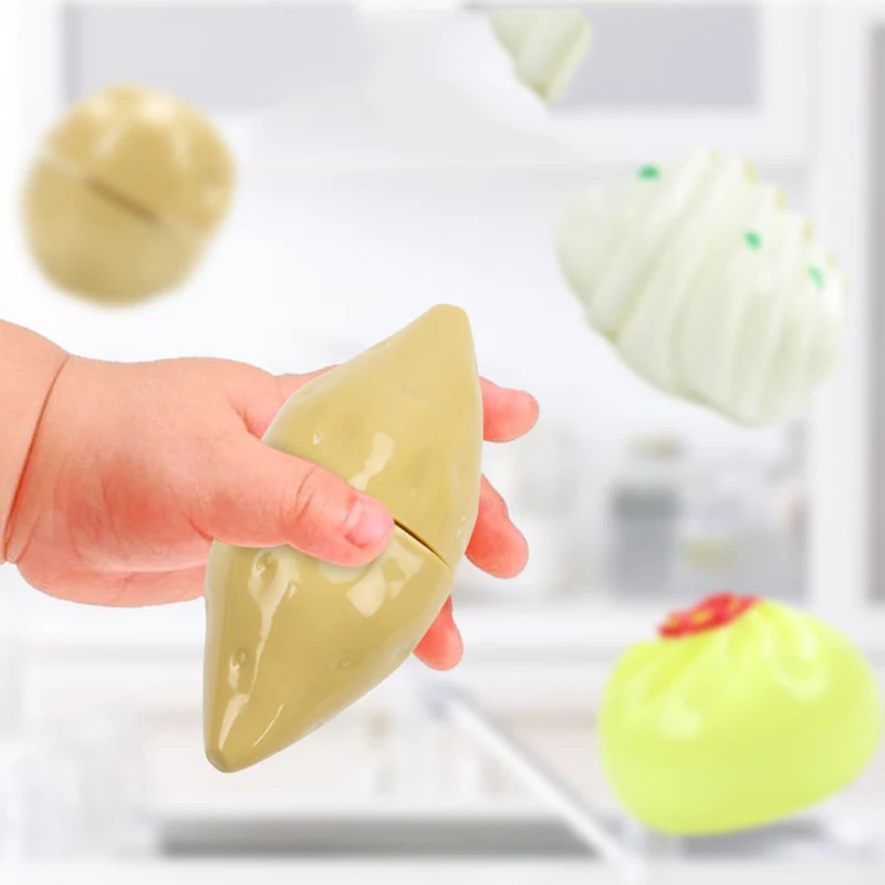 Забавный детский кухонный набор игрушек игрушечная еда для завтрака Baozi