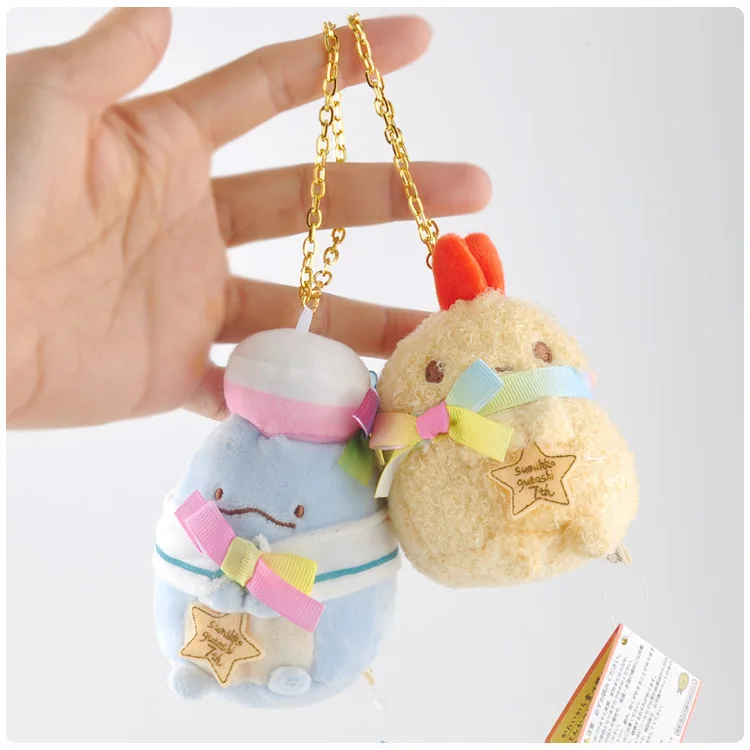 Прекрасный мультфильм аниме Юбилей Sumikko Gurashi углу Био мягкие плюшевые брелок