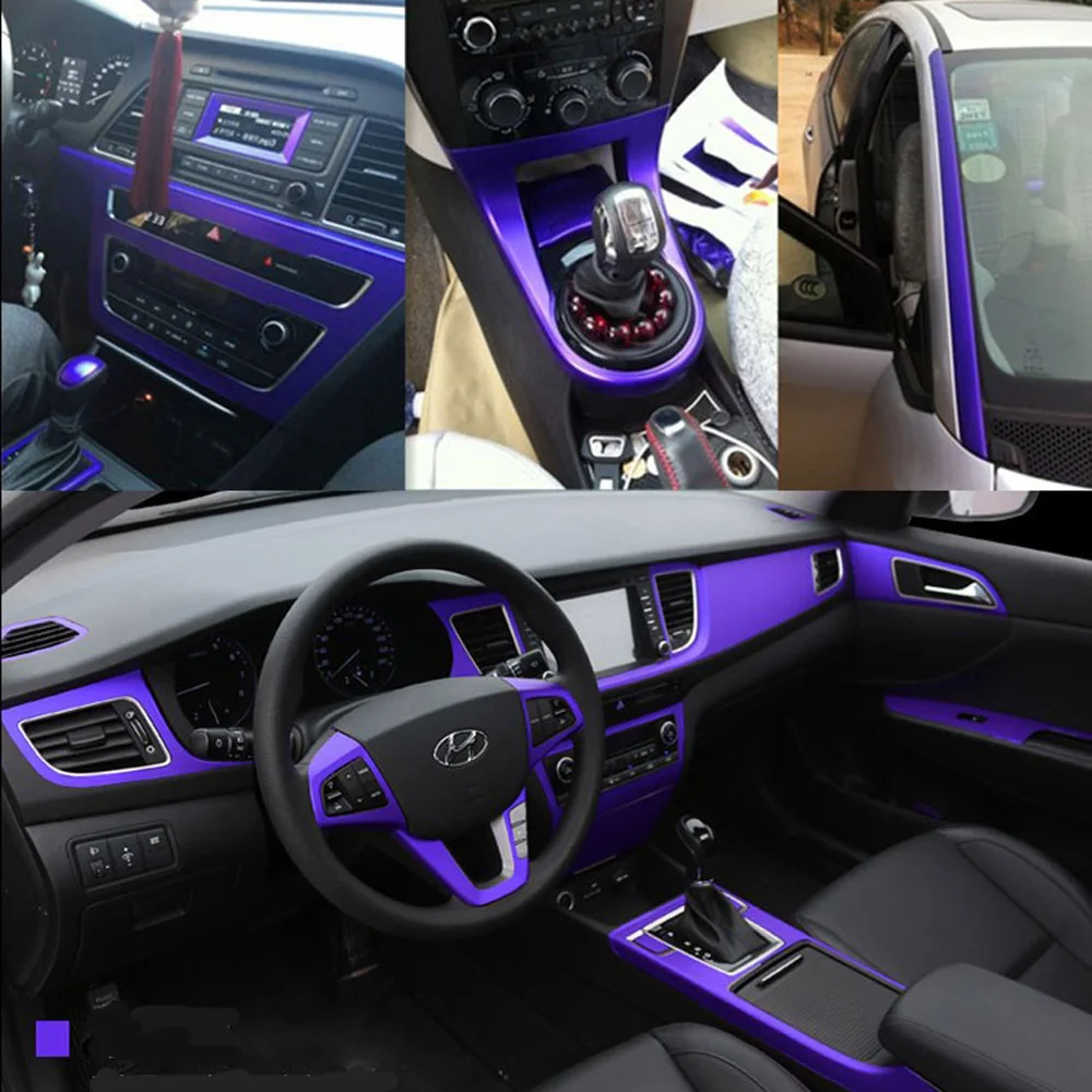 Матовая ледяная фиолетовая ПВХ Виниловая пленка для отделки автомобиля авто