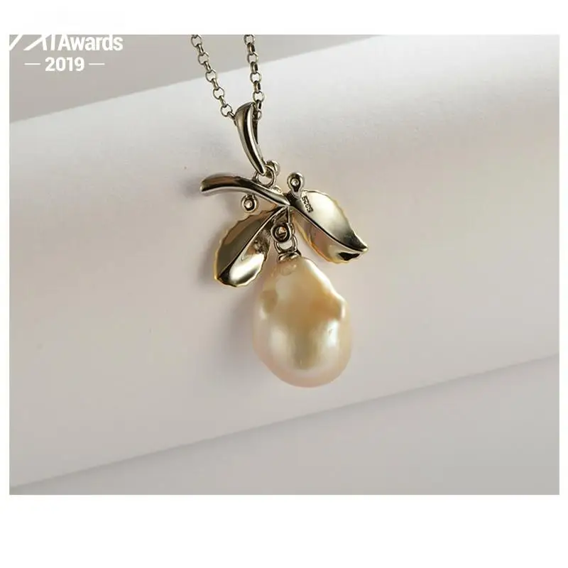 S925 Стерлинговое простое ожерелье из ракушек стандартная Подвеска для женских