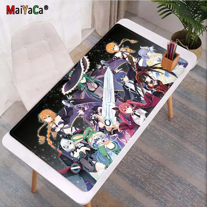 Высококачественный резиновый коврик для клавиатуры MaiYaCa Date A Live игровой мыши