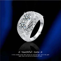vintage pattern hollow finger rings for women shiny cz stone crystal wide female trendy wedding ring accessories charm jewelry