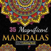 35 magnificent mandalas coloring book with more than 35 beautiful and relaxing mandalas for stress relief and relaxa volume 2
