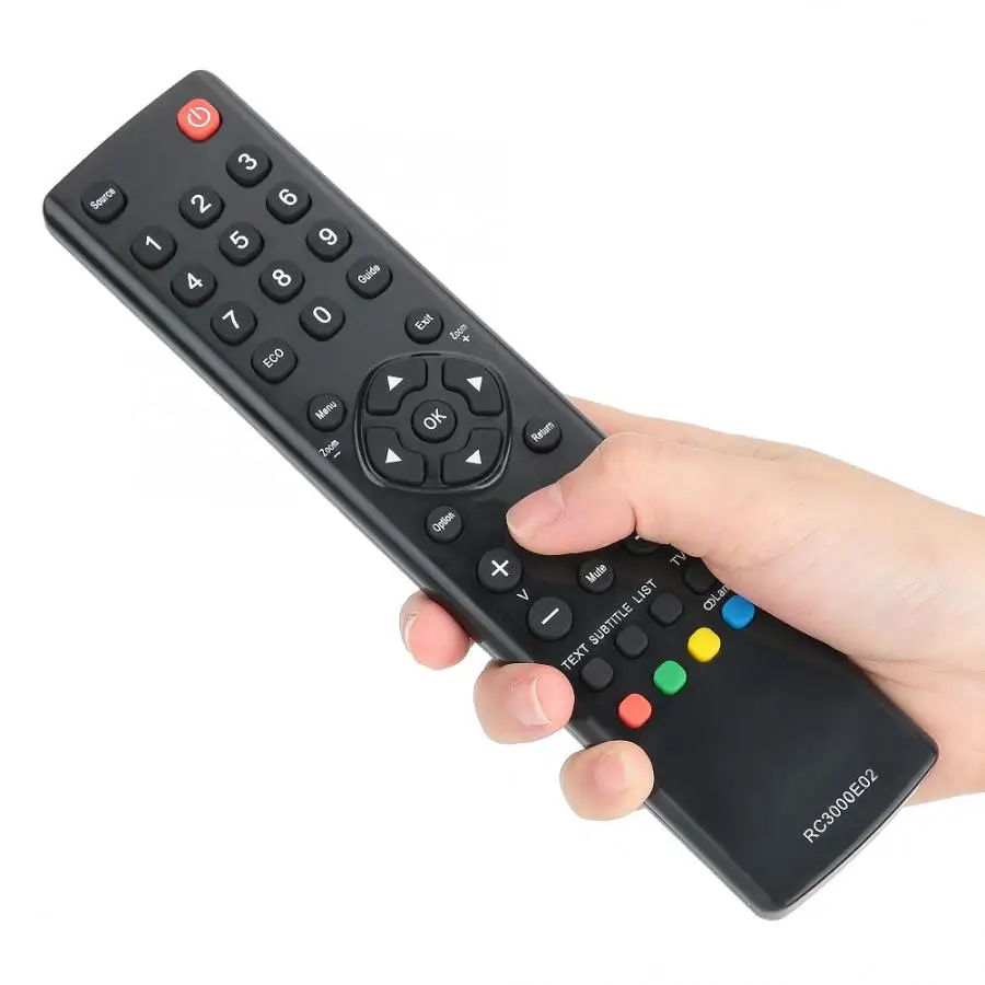 Universal Remote Control 2PCS Multi-Function Large Buttons TV for TCL RC3000E02 LED LCD Television controle | Электроника