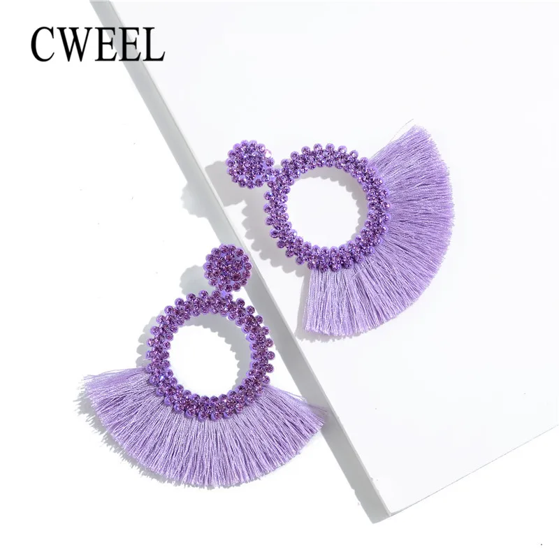 CWEEL горячая Распродажа Модные женские серьги ручной работы из бисера для